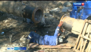 «Чистая вода»: в Биробиджане провели работы на магистральном водопроводе